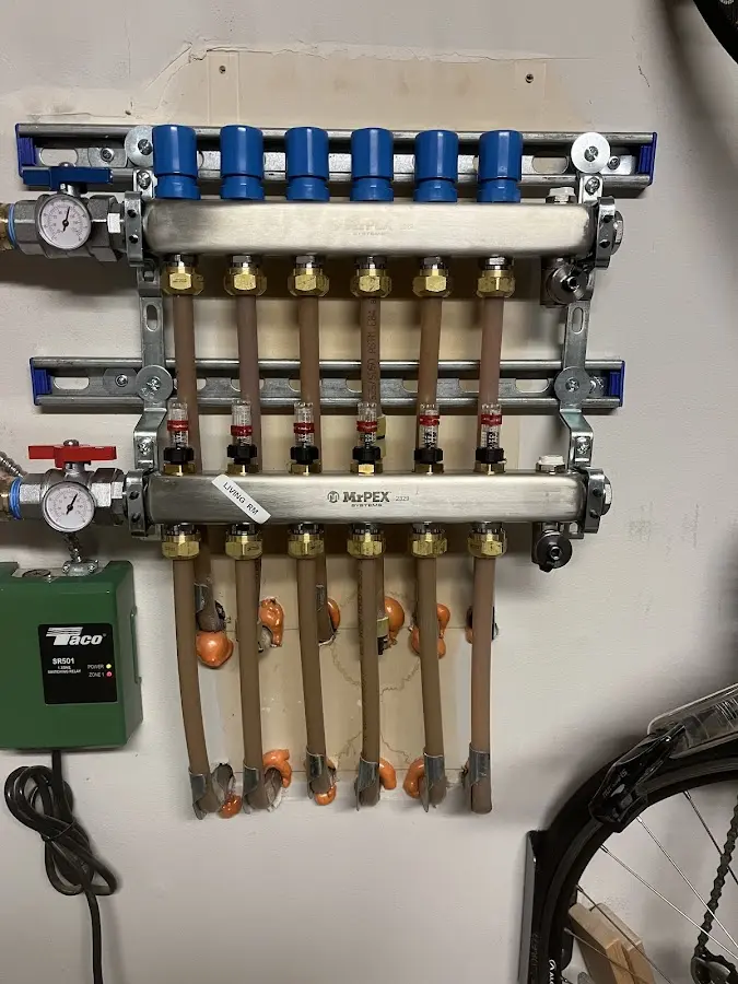 Plumber performing Water Heater Repair at a residential property in Florham Park